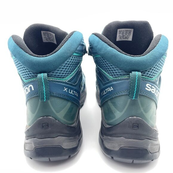 SALOMON Blue Mid Hiking Boots X Ultra Contragrip Men's Size 7 - Picture 4 of 11